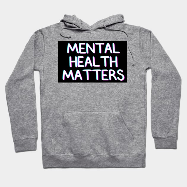 Neon Mental Health Matters Hoodie by leashonlife